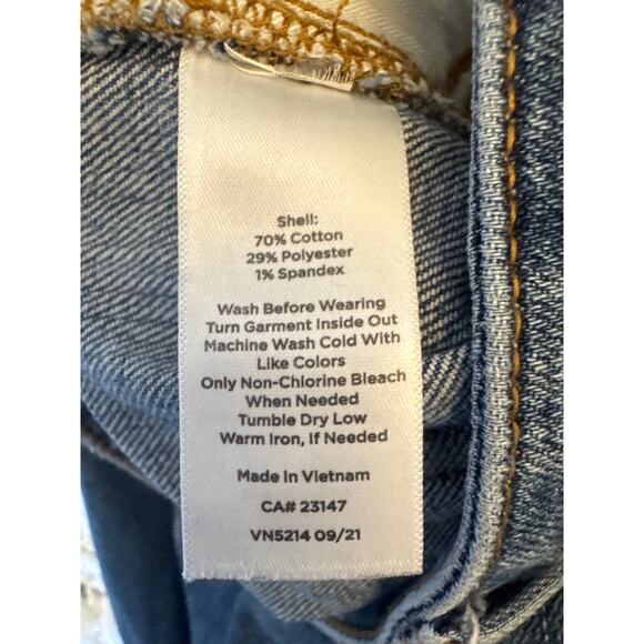 Talbots Women’s Jeans Size 16 Stovepipe Straight Leg Blue Denim Stretch - Picture 7 of 7